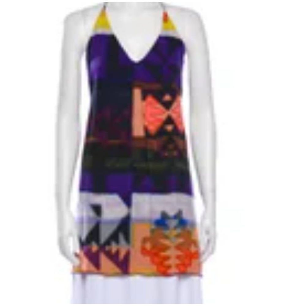 Alice+Olivia silk v neck sleeveless top sz Small